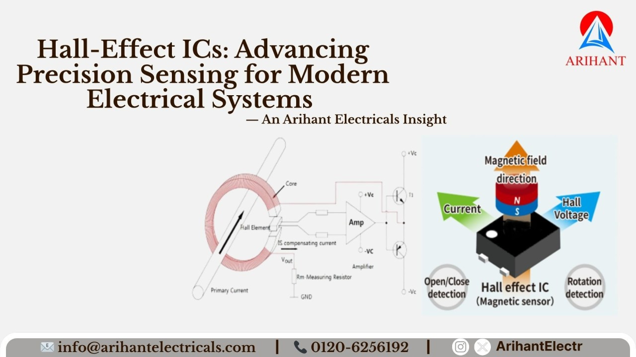 Hall-Effect ICs: Advancing Precision Sensing for Modern Electrical Systems – An Arihant Electricals Insight