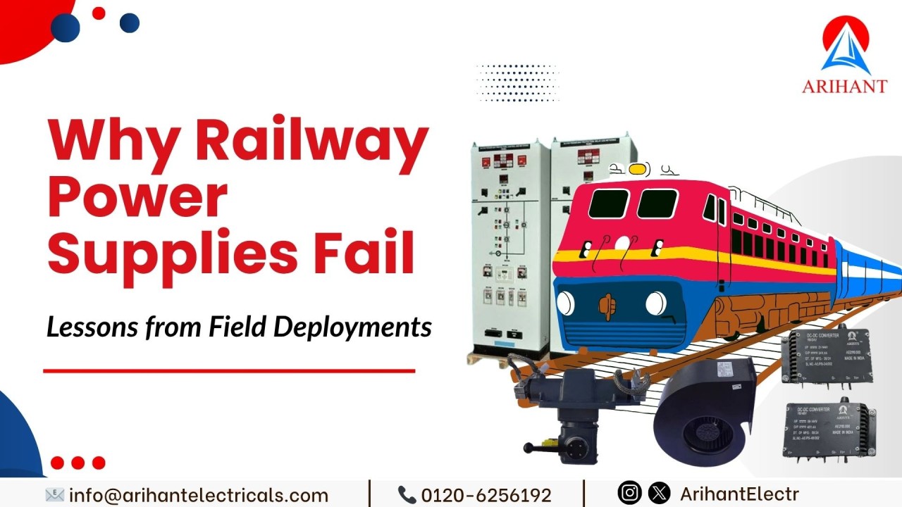 Why Railway Power Supplies Fail: Lessons from Field Deployments